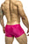 JUSTIN+SIMON XSJ08 Classic Trunks Color Hot Pink