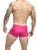 JUSTIN+SIMON XSJ08 Classic Trunks Color Hot Pink