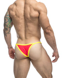 JUSTIN+SIMON XSJ12 Bikini One Color Coral