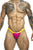 JUSTIN+SIMON XSJ12 Bikini One Color Hot Pink