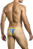 JUSTIN+SIMON XSJ12 Bikini Color Lurex Blue