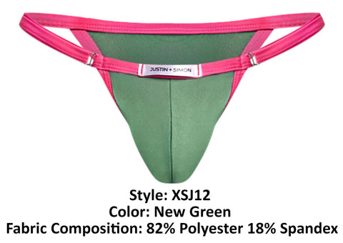 JUSTIN+SIMON XSJ12 Bikini Color New Green