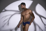 JUSTIN+SIMON XSJ13 Cheeky Bulge Boxer Color Peach Navy