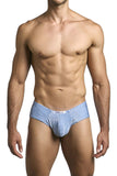 JUSTIN+SIMON XSJ22 Cheek Briefs Color Lurex Blue