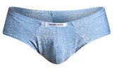 JUSTIN+SIMON XSJ22 Cheek Briefs Color Lurex Blue