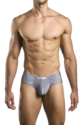 JUSTIN+SIMON XSJ22 Cheek Briefs Color Lurex Gray