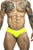 JUSTIN+SIMON XSJ22 Cheek Briefs Color Neon Green