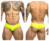 JUSTIN+SIMON XSJ22 Cheek Briefs Color Neon Green