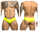 JUSTIN+SIMON XSJ22 Cheek Briefs Color Neon Green