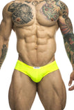 JUSTIN+SIMON XSJ22 Cheek Briefs Color Neon Green