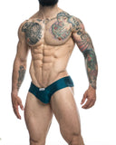 JUSTIN+SIMON XSJ22 Cheek Briefs Color Opal Green