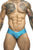 JUSTIN+SIMON XSJ22 Cheek Briefs Color Turquoise