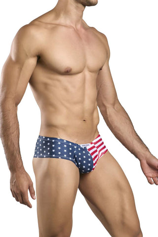JUSTIN+SIMON XSJ22 Cheek Briefs Color USA Flag