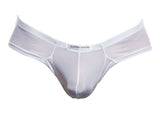 JUSTIN+SIMON XSJ22 Cheek Briefs Color White Mesh