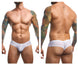 JUSTIN+SIMON XSJ22 Cheek Briefs Color White Mesh