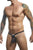 JUSTIN+SIMON XSJBU02 Bulge Thongs Color Black Mesh