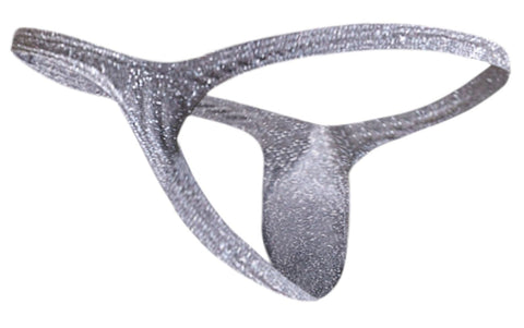 JUSTIN+SIMON XSJBU02 Bulge Thongs Color Lurex Gray