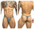 JUSTIN+SIMON XSJBU02 Bulge Thongs Color Metal Green