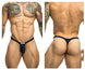 JUSTIN+SIMON XSJBU02 Bulge Thongs Color Navy