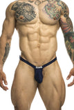 JUSTIN+SIMON XSJBU02 Bulge Thongs Color Navy