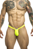 JUSTIN+SIMON XSJBU02 Bulge Thongs Color Neon Green