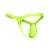 JUSTIN+SIMON XSJBU02 Bulge Thongs Color Neon Green