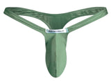 JUSTIN+SIMON XSJBU02 Bulge Thongs Color New Green