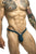 JUSTIN+SIMON XSJBU02 Bulge Thongs Color Opal Green