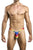 JUSTIN+SIMON XSJBU02 Bulge Thongs Color Pride Flag