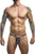 JUSTIN+SIMON XSJBU02 Bulge Thongs Color Psycodelic