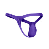 JUSTIN+SIMON XSJBU02 Bulge Thongs Color Purple