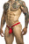 JUSTIN+SIMON XSJBU02 Bulge Thongs Color Red