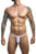 JUSTIN+SIMON XSJBU02 Bulge Thongs Color White Mesh