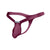 JUSTIN+SIMON XSJBU02 Bulge Thongs Color Wine