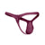 JUSTIN+SIMON XSJBU02 Bulge Thongs Color Wine