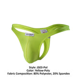 Joe Snyder JS03-Pol Polyester Thong Color Yellow-Poly