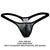 Joe Snyder JSBUL02 Bulge Tanga Color Black Mesh