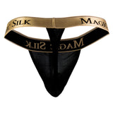 Magic Silk 4586 Silk Knit Micro Thong Color Black