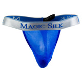 Magic Silk 4586 Silk Knit Micro Thong Color Cobalt