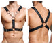 MaleBasics DMBL09 DNGEON Cross Chain Harness Color Black