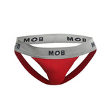 MaleBasics MBL107 MOB Classic Fetish Jock 3 Inches Jockstrap Color Red