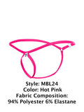 MaleBasics MBL24 Tear Drop Thongs Color Hot Pink
