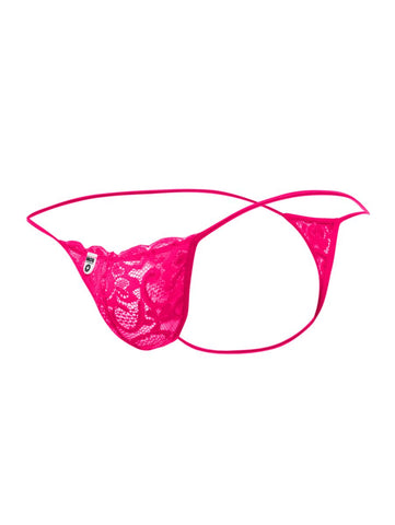 MaleBasics MBL27 Lace Thongs Color Hot Pink