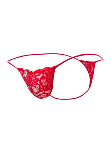 MaleBasics MBL27 Lace Thongs Color Red