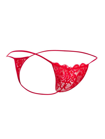 MaleBasics MBL27 Lace Thongs Color Red