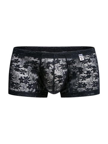MaleBasics MBL78 Lace Trunks Color Black Lace