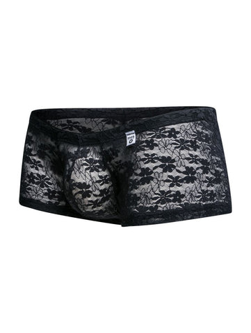 MaleBasics MBL78 Lace Trunks Color Black Lace
