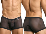 MaleBasics MBL78 Lace Trunks Color Black Mesh