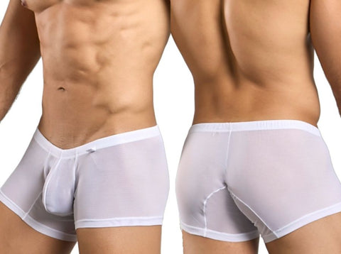 MaleBasics MBL78 Lace Trunks Color White Mesh