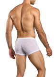 MaleBasics MBL78 Lace Trunks Color White Mesh
